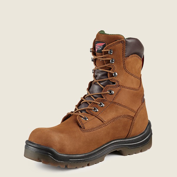 Red Wing Safety Boots King Toe® - 8-Inch Insulated Waterproof Toe - Brune - Herre 8695-VWQUM